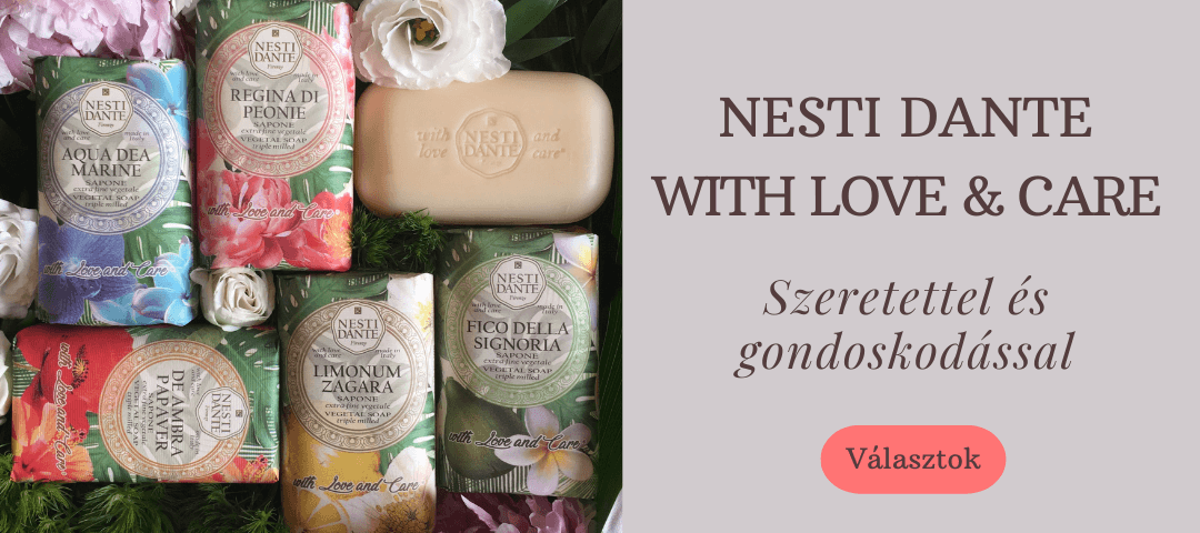 Nesti Dante with Love and Care Luxus natúrszappanok