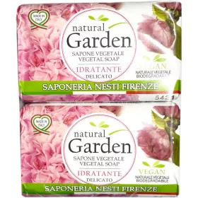 Saponeria Nesti Natural Garden - Idratante - 2 x 125 gr