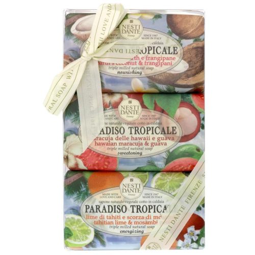 Nesti Dante ajándékszett - Paradiso Tropicale natúr szappan szett - 3 x 250 gr