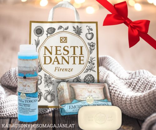 Mini Italian Spa Gift - Nesti Dante Emozioni in Toscana - Termál víz ajándékcsomag - szappan + hab- és tusfürdő