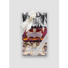   Nesti Dante ajándékszett - Chic Animalier - Bronze-White-Red Python 3x250 gr