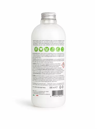 Nesti Bottega Fiorentina Lana e Seta hypoallergén folyékony mosószappan és öblítő koncentrátum - 500 ml
