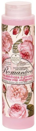 Nesti Dante Romantica Rose and peony - Rózsa-peónia - hab- és tusfürdő - 300 ml